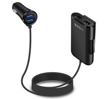 Зарядний пристрій XoKo CQC-410 4 USB, 8A, Qualcom 3.0, Bl (CQC-410-BK)