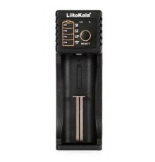 Зарядний пристрій для акумуляторів Liitokala 1 Slot, LED дисплей, USB, 3.7VLion/3.2VLi-Fe/1.2VNIHM/26650/ (Lii-100B)