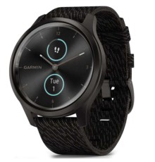 Смарт-годинник Garmin vivomove Style, Graphite, Black Pepper, Nylon (010-02240-23)
