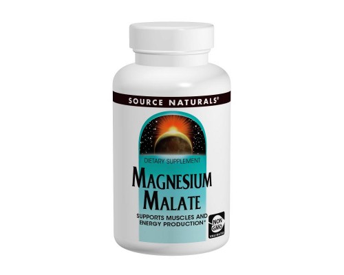 Мінерали Source Naturals Магній + Яблучна Кислота 625мг, 100 капсул (SN1599)