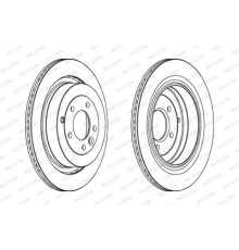 Гальмівний диск FERODO DDF1433C-1