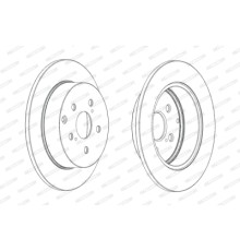 Гальмівний диск FERODO DDF1881C