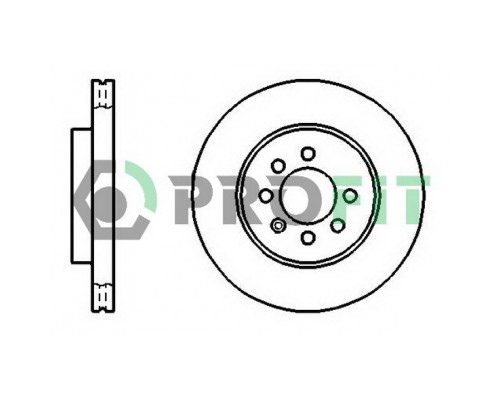 Гальмівний диск Profit 5010-1097
