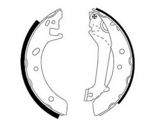 Гальмівні колодки Bosch 0 986 487 832