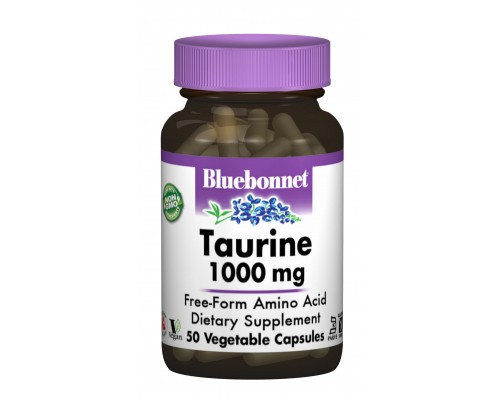 Амінокислота Bluebonnet Nutrition Таурин 1000 мг, 50 гелевих капсул (BLB-00087) Амінокислота Bluebonnet Nutrition Таурин 1000 мг, 50 гелевих капсул (BLB-00087)