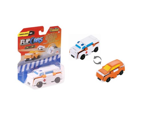 Машина Flip Cars 2 в 1 Швидка допомога і Позашляховик (EU463875-06)