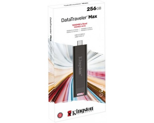 USB флеш накопичувач Kingston 256GB DataTraveler Max USB 3.2 Type-C (DTMAX/256GB) 