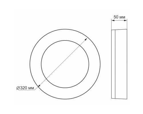 Світильник Videx LED ART IP65 VIDEX 30W 5000K (VL-BHFR-305)