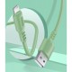 Дата кабель USB 2.0 AM to Lightning 1.0m soft silicone green ColorWay (CW-CBUL042-GR)