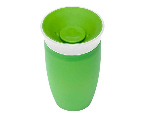 Поїльник-непроливайка Munchkin Miracle® 360° з кришкою, 296 мл зелена (051860)