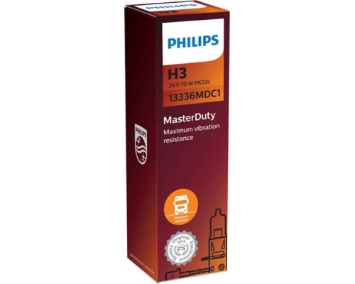Автолампа Philips 13336MDC1 H3 24V 70W MasterDuty (2452)