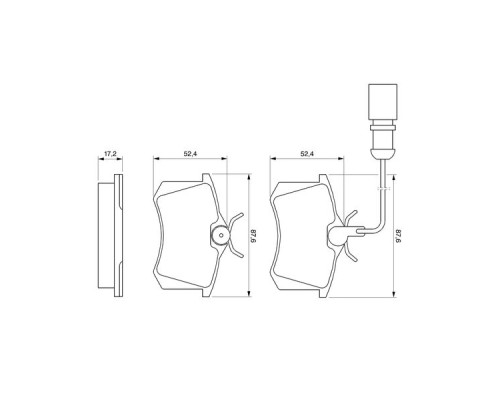 Гальмівні колодки Bosch 0 986 424 559