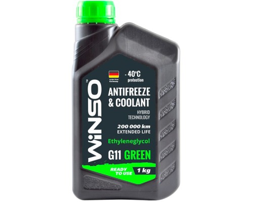 Антифриз WINSO WINSO GREEN G11 green 1kg (880960) 