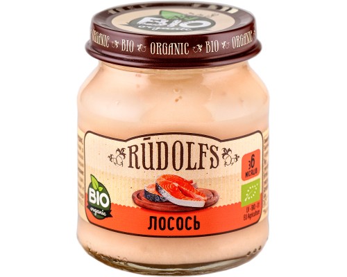 Дитяче пюре Rudolfs Лосось 115 г (4751017941584)