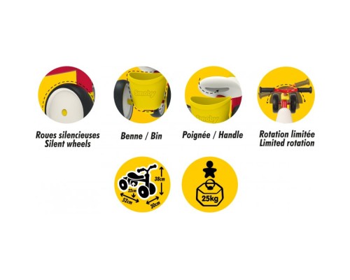 Біговел Smoby Toys Міккі Маус. Роккі (721404)
