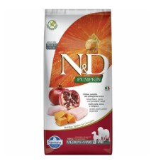 Сухий корм для собак Farmina Grain Free ADULT MEDIUM&MAXI з гарбузом, куркою, гранатом 12 кг (8010276033352)