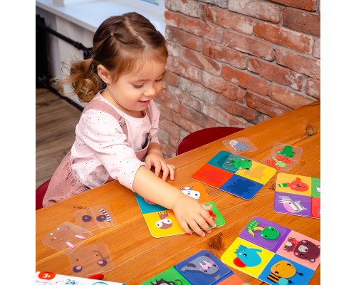 Розвиваюча іграшка Vladi Toys Гра з пластиковими картками Fisher Price Вгадай тварину (укр) (VT2100-10)