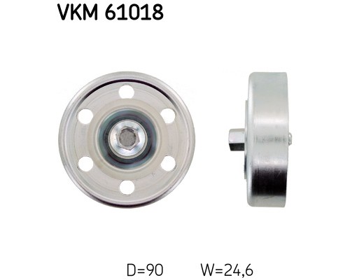 Ролик натягувача ременя SKF VKM 61018