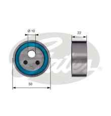 Ролик натягувача ременя Gates T41154