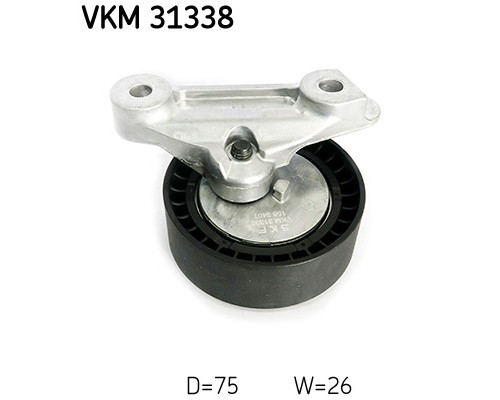Ролик натягувача ременя SKF VKM 31338