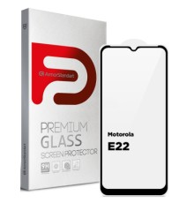 Скло захисне Armorstandart Full Glue Motorola E22 Black (ARM65551)