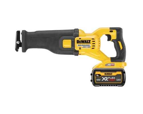 Шабельна пила DeWALT 54В XR FLEXVOLT Li-lon 3 Аг, 0 - 3000 ход/хв, 3.54 кг, кейс TSTAK (DCS389X2)