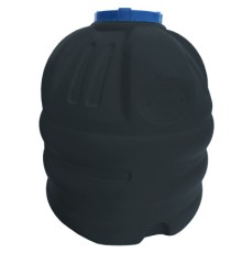 Ємність для води Пласт Бак вертикальна не харчова 750 л чорна видувна (6441)