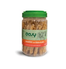 Ласощі для собак OASY Jerky Rawhide Twisted Stick курка 350 г (8053017343648)