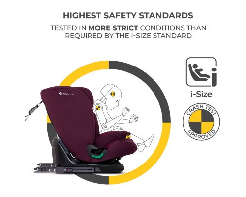 Автокрісло Kinderkraft Oneto3 i-Size Cherry Pearl (KCONE300RED0000) (5902533922185)