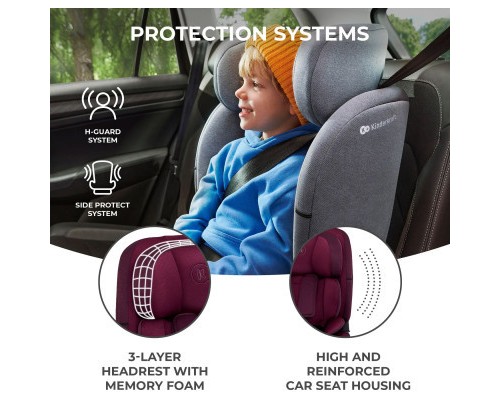 Автокрісло Kinderkraft Oneto3 i-Size Cherry Pearl (KCONE300RED0000) (5902533922185)