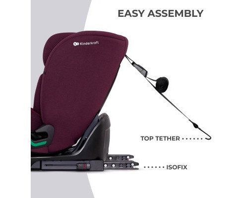 Автокрісло Kinderkraft Oneto3 i-Size Cherry Pearl (KCONE300RED0000) (5902533922185)