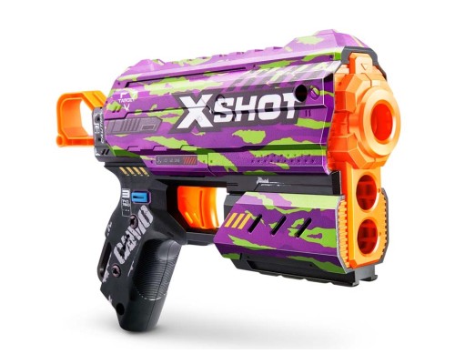 Іграшкова зброя Zuru X-Shot Швидкострільний бластер Skins Flux Crucifer (8 патронів) (36516J)