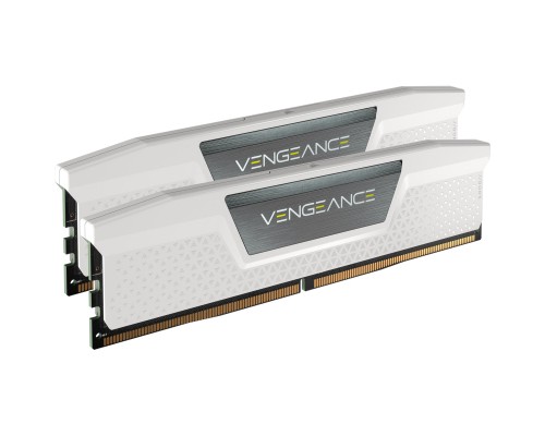 Модуль пам'яті для комп'ютера DDR5 64GB (2x32GB) 5200 MHz Vengeance White Corsair (CMK64GX5M2B5200C40W)