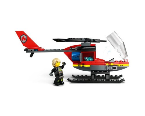 Конструктор LEGO City Пожежний рятувальний гелікоптер 85 деталей (60411)