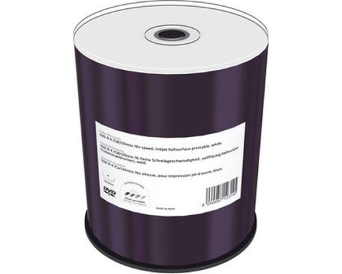 Диск DVD Mediarange DVD-R 4.7GB 120min 16x speed, inkjet fullsurface printable, Cake 100 (MR413) Диск DVD Mediarange DVD-R 4.7GB 120min 16x speed, inkjet fullsurface printable, Cake 100 (MR413)