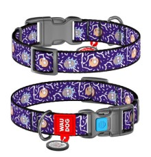 Нашийник для тварин WAUDOG Nylon з QR паспортом 