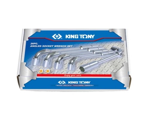 Ключ KING TONY Г-подібний 26 шт., 8-19 мм (1826MR)