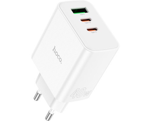 Зарядний пристрій HOCO C126A Pure White (6931474798725)