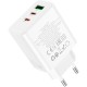 Зарядний пристрій HOCO C126A Pure White (6931474798725)