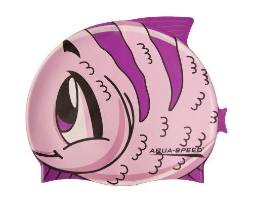 Шапка для плавання Aqua Speed Zoo 115-Fish 5528 рожева рибка Діт OSFM (5908217655288) Шапка для плавання Aqua Speed Zoo 115-Fish 5528 рожева рибка Діт OSFM (5908217655288)