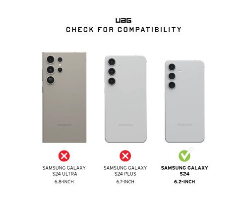 Чохол до мобільного телефона UAG Samsung Galaxy S24 Civilian Olive Drab (214437117272)