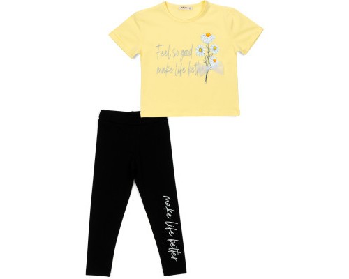Набір дитячого одягу Breeze з ромашками (19325-134G-yellow)