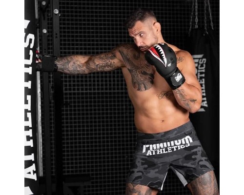 Боксерські рукавички Phantom Fight Squad Schwarz Black 16 унцій (PHBG2216-16)