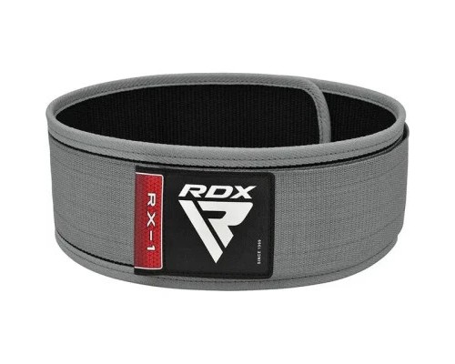 Атлетичний пояс RDX RX1 Weight Lifting Belt Grey S (WBS-RX1G-S)