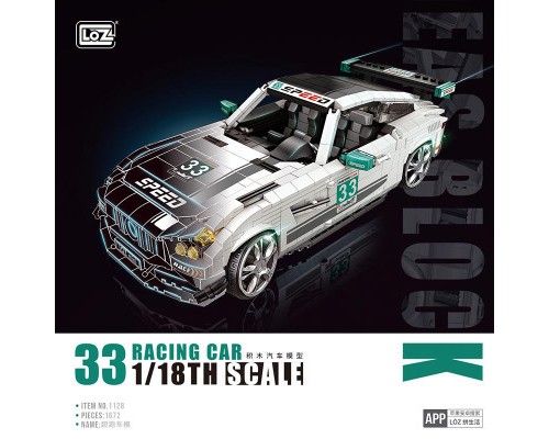 Конструктор LOZ mini Гоночний автомобіль (1128)