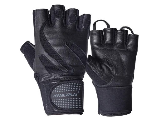 Рукавички для фітнесу PowerPlay 1064 Чорні XL (PP_1064_XL_Black)