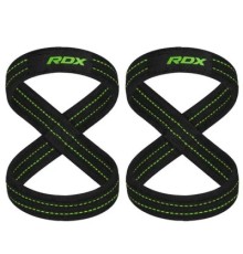 Кистьові лямки RDX Gym Lifting 8 Figure Straps Army Green M (WAC-W8AGN-M)