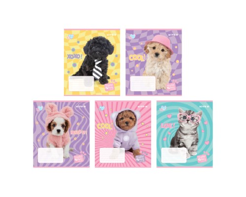 Зошит Kite Studio Pets 12 аркушів, клітинка (SP24-232)