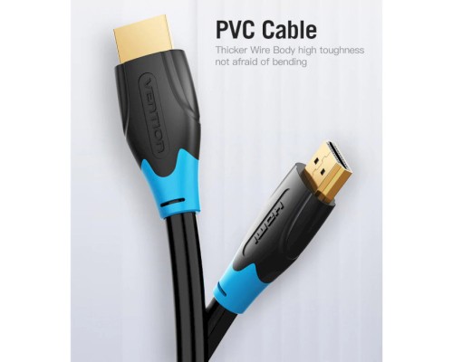 Кабель мультимедійний HDMI to HDMI 5.0m V2.0 4K 60Hz PVC Vention (AACBJ)