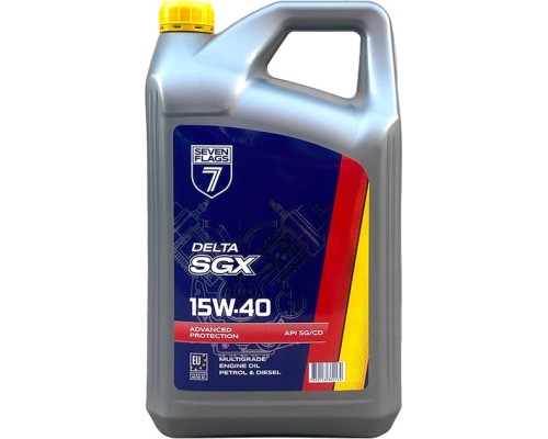Моторна олива 7FLAGS Delta SGX 15W-40 4,5л